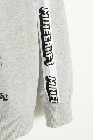 Sweat à capuche Minecraft - Gris