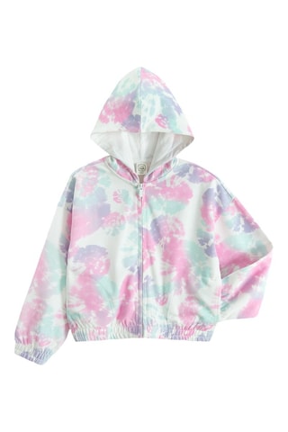 Sweat tie and dye - Blanc et rose