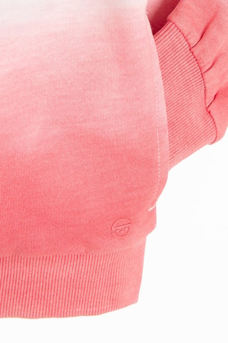 Sweat à capuche tie and dye - Jaune et corail