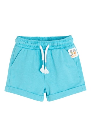 Body et short - Blanc et bleu