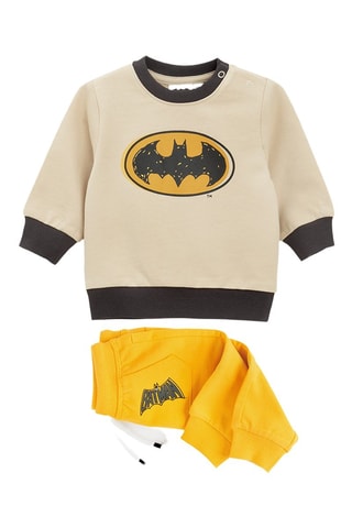Sweat et jogging Batman La Ligue des Justiciers DC Comics - Beige et jaune