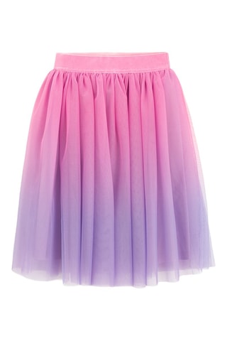 Jupe dip and dye - Violet et rose