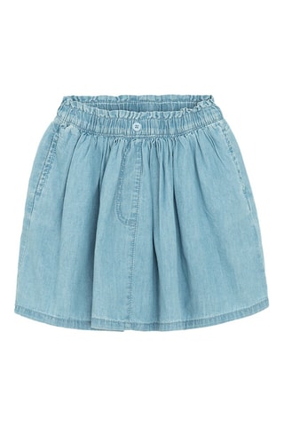 Jupe en jean - Bleu cobalt