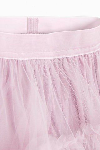 Jupe volantée en tulle - Violet