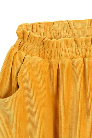 Jupe en velours - Jaune
