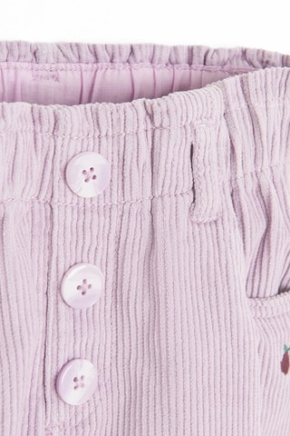 Jupe en velours - Violet
