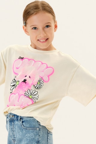 T-shirt - Écru