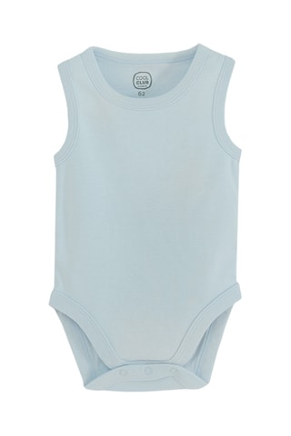 3 bodies sans manches - Bleu marine