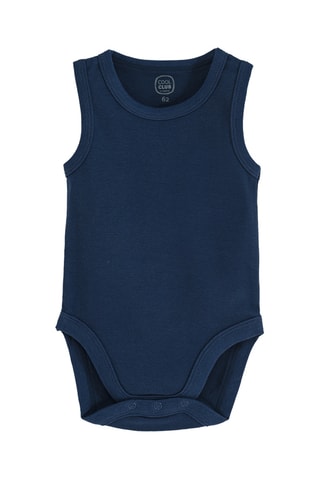 3 bodies sans manches - Bleu marine