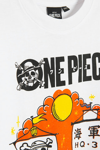 T-shirt One Piece - Blanc
