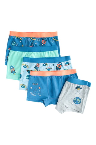 5 boxers - Bleu