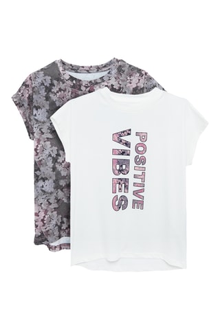 2 T-shirts - Blanc