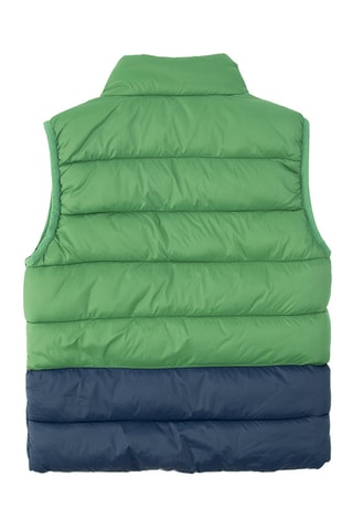 Doudoune sans manches Vert et bleu marine
