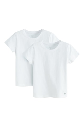2 t-shirts Blanc