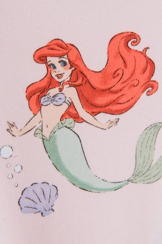 3 bodys Ariel La Petite Sirène Disney - Blanc et turquoise
