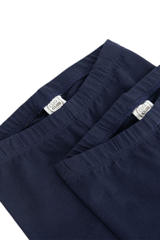 2 leggings Bleu marine
