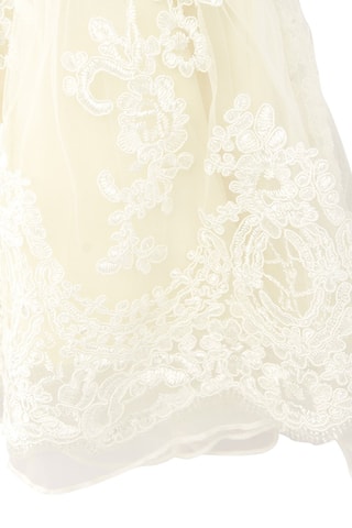 Robe bi-matière Ecru