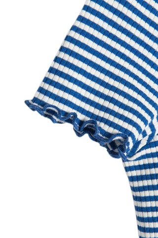 T-shirt Blanc et bleu roi