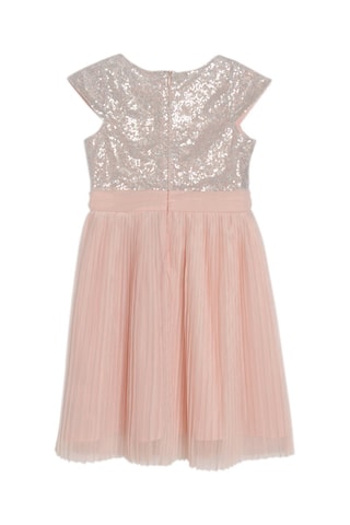 Robe plissée Rose