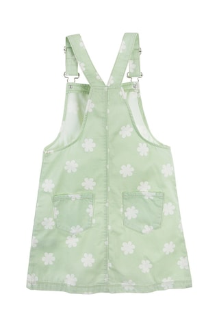 Robe-salopette en jean Vert