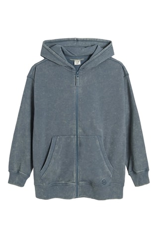 Sweat à capuche Anthracite chiné