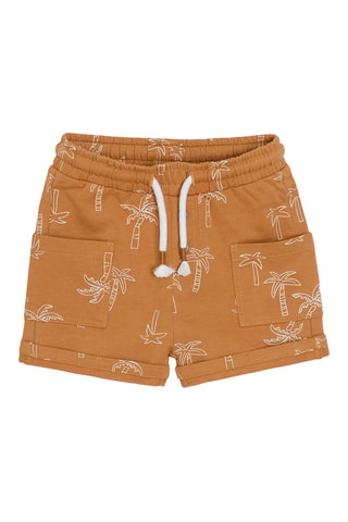 2 shorts Blanc et camel
