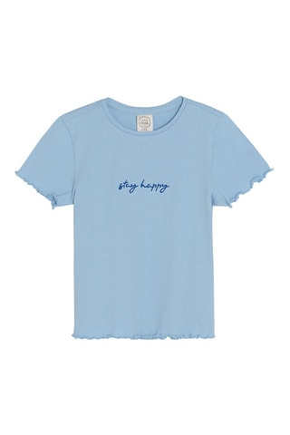 T-shirt et jupe Bleu