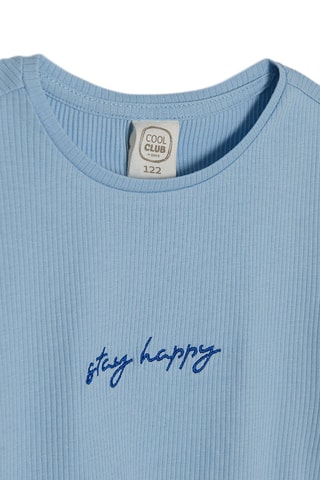 T-shirt et jupe Bleu