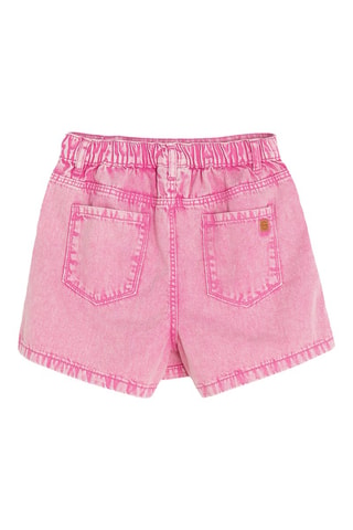 Jupe-short en jean - Rose