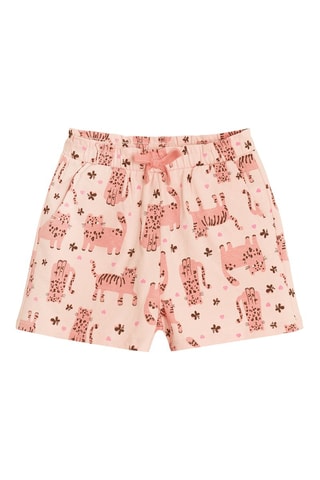 2 shorts - Gris foncé et rose