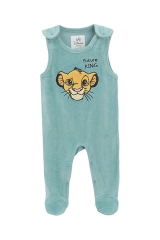 Grenouillère et body Simba Le Roi Lion Disney - Turquoise
