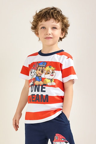 T-shirt et short Pat’ Patrouille - Orange et bleu marine