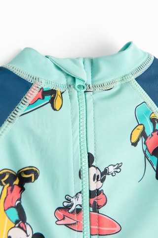 Combinaison de bain Mickey Disney - Turquoise clair