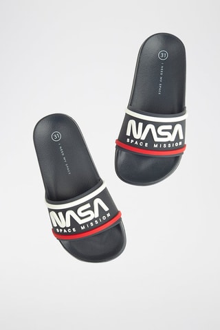 Mules NASA - Bleu marine