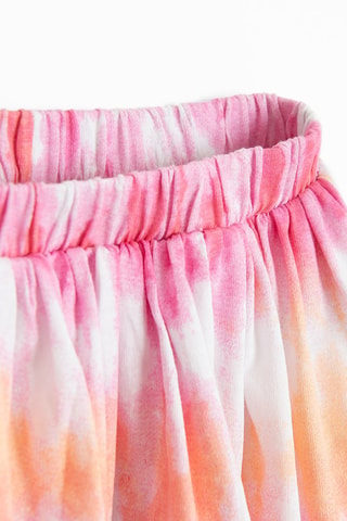 Jupe tie and dye - Rose