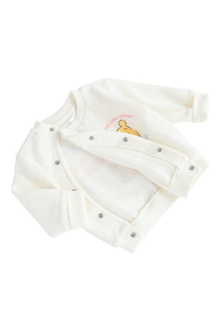 Ensemble 3 pièces Winnie l'Ourson Disney - Ecru et rose