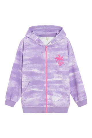 Sweat à capuche - Violet