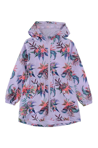 Parka à capuche - Mauve