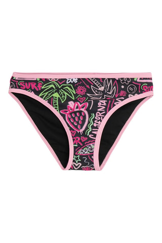 Maillot 2 pièces - Noir et rose