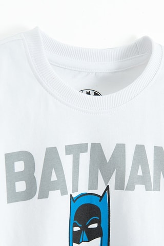 Pyjama Batman La Ligue des Justiciers DC Comics - Blanc et gris clair