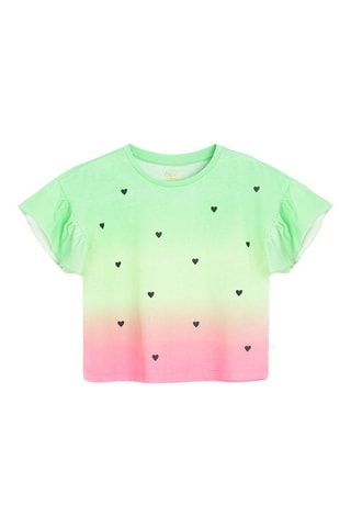 T-shirt dip and dye -  Vert clair