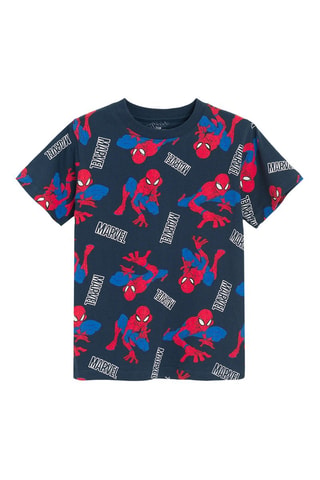 2 t-shirts Spider-Man Avengers Marvel - Rouge et bleu marine