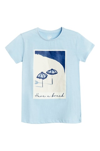 T-shirt -  Bleu