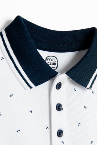 Polo et t-shirt - Blanc et bleu marine