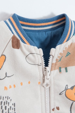 Veste - Blanc et orange