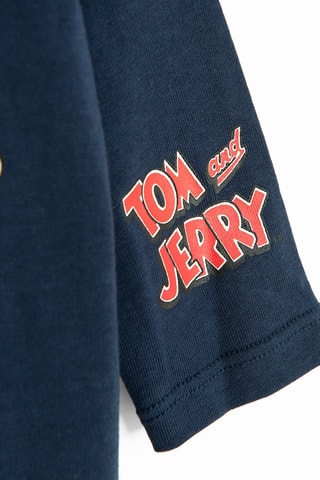 T-shirt Tom et Jerry Warner Bros - Bleu marine