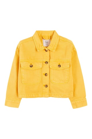 Veste en jean - Jaune