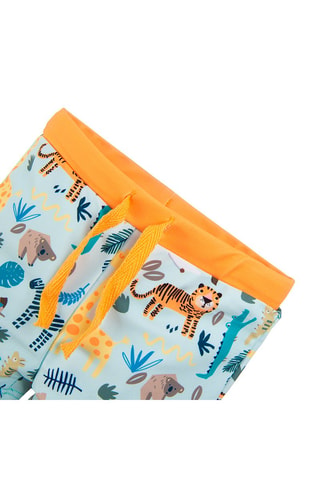 Boxer de bain Ciel et orange