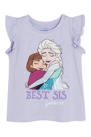 Pyjama Elsa et Anna La Reine des Neiges Disney Mauve