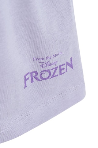 Pyjama Elsa et Anna La Reine des Neiges Disney Mauve
